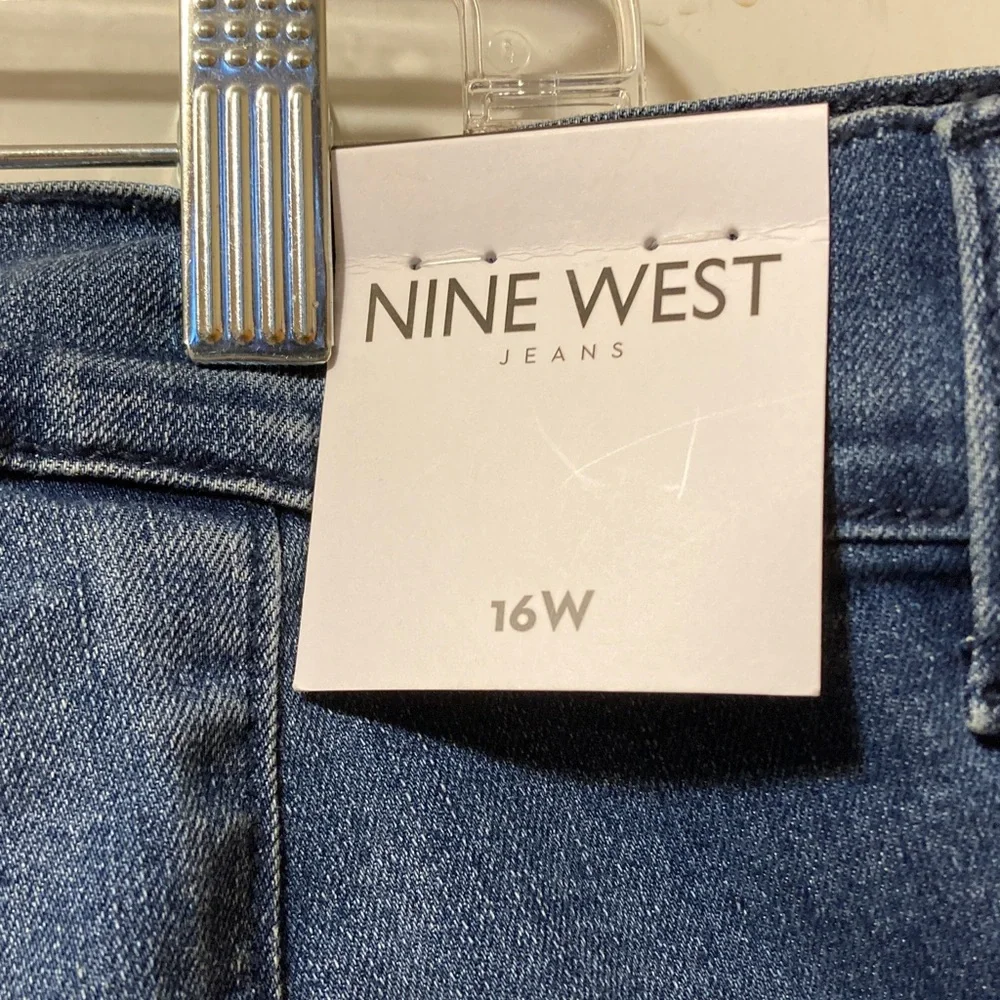 Nine West Dark Blue‎ Denim Jeans 16W NWT